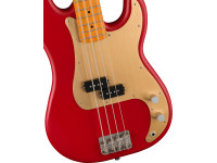 Fender  40th Anniversary Precision Bass Vintage Edition Maple Fingerboard Gold Anodized Pickguard Satin Dakota Red